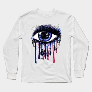 Big blue witch eye Long Sleeve T-Shirt